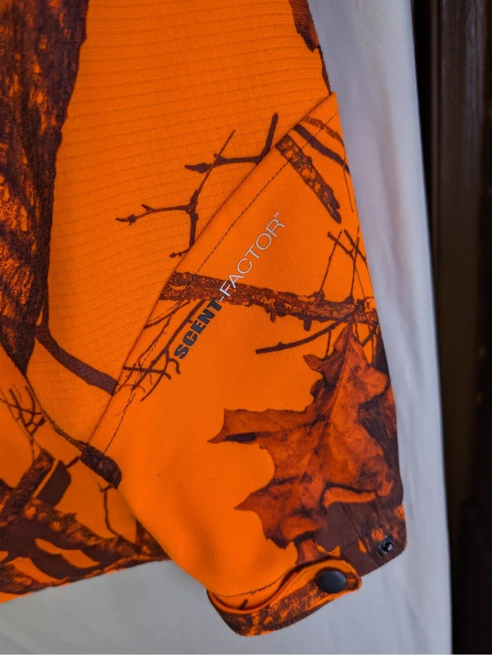 Gander Mountain Guide Series Orange and Brown Camouflage Hunting Jacket